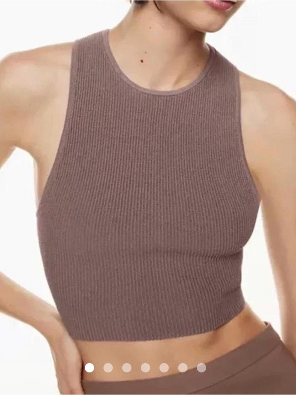 Aritzia Babaton Ribbed Tank - Picture 3 of 3